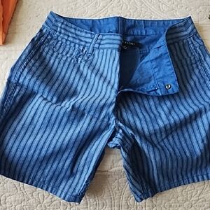 Zac & Rachel Reversible Vibrant Blue Shorts Size 10 New Without Tags
